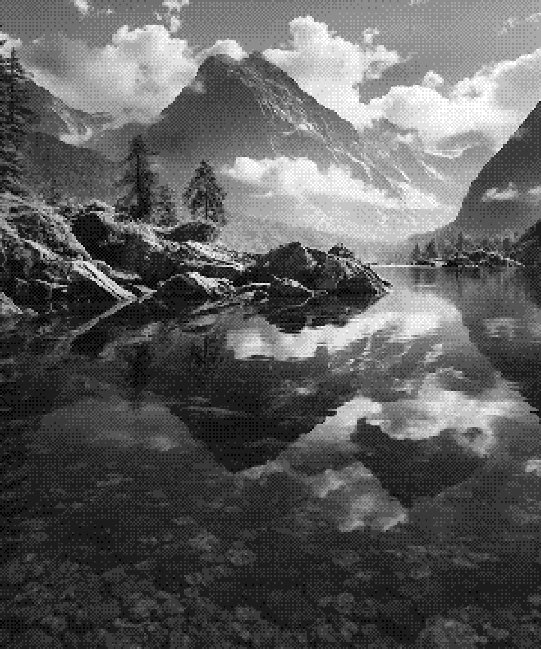 Mountain landscape background